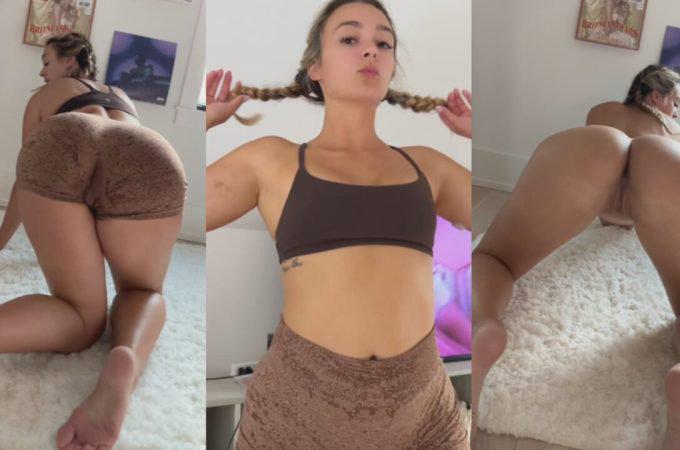 Kirstentoosweet Gym Fit Striptease Video Leaked