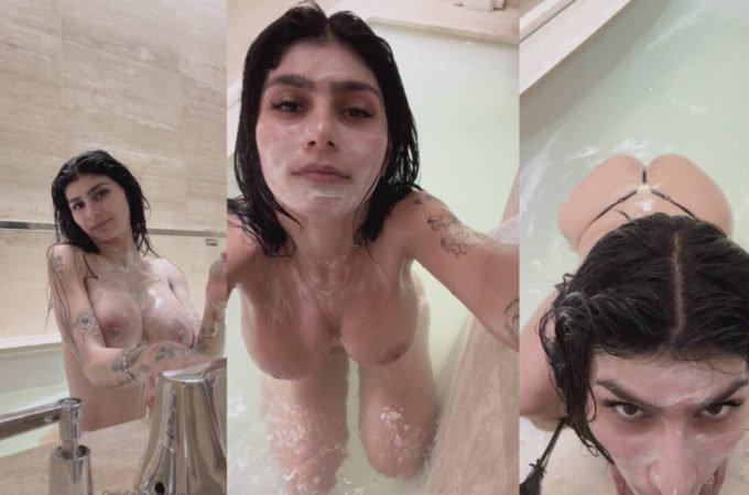 Mia Khalifa Take A Bath With Me Video Leaked