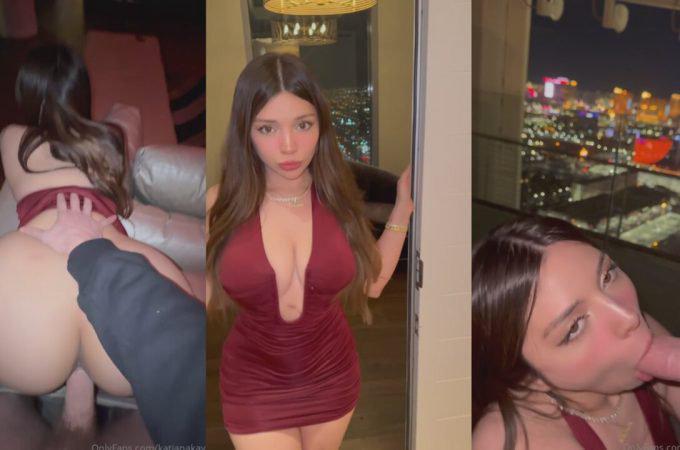 Katiana Kay Red Dress Sextape Video Leaked